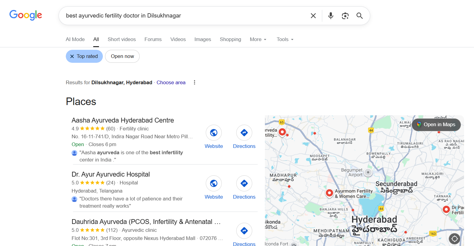 Google Business Profile Performance