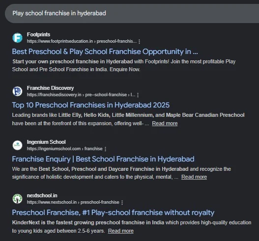 SEO Keyword Rankings Education
