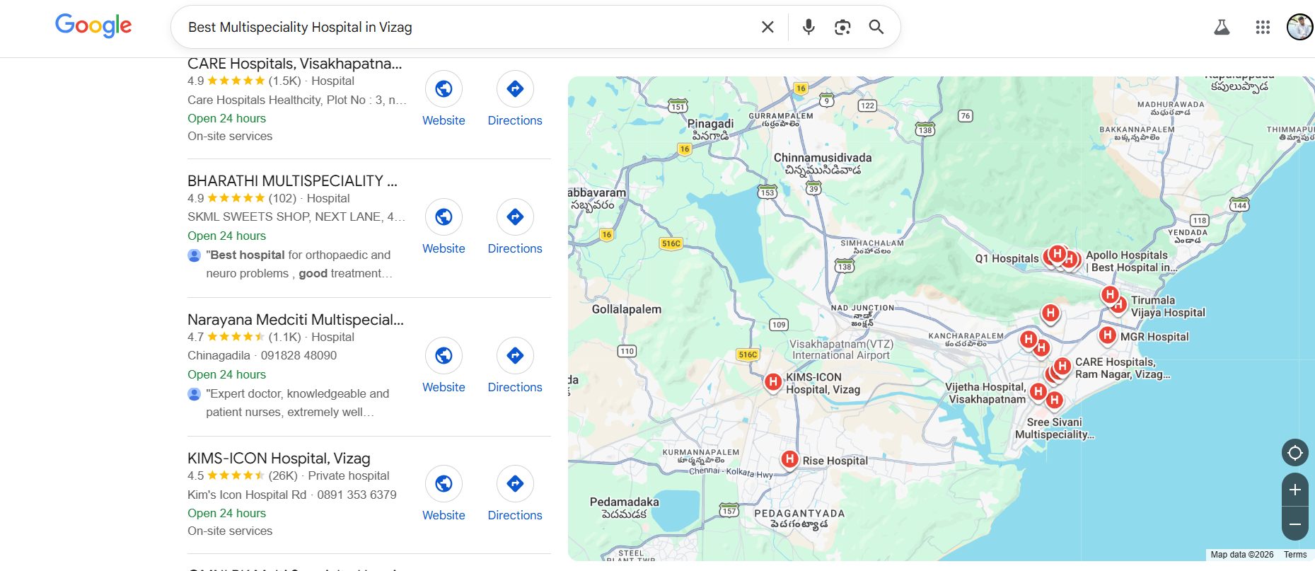 SEO Keyword Rankings suryapet