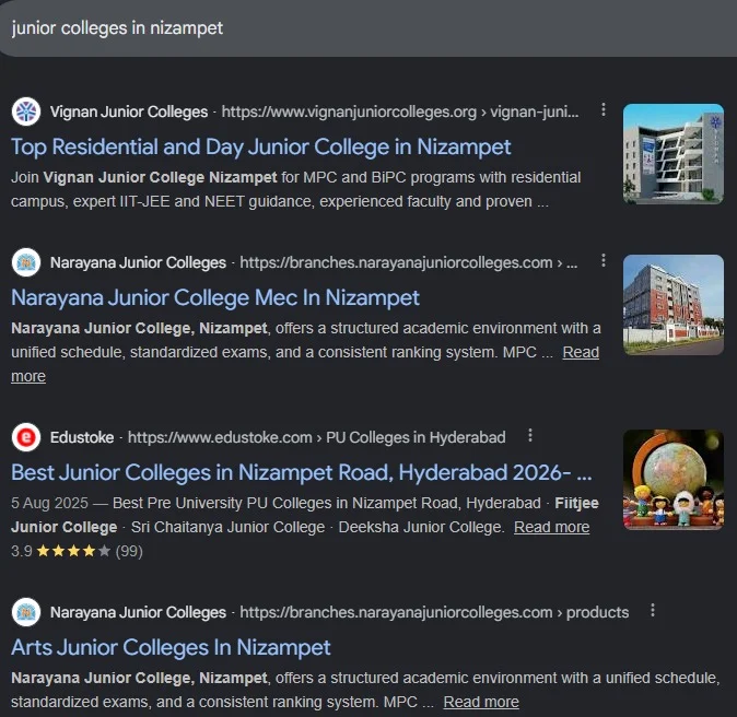 SEO Keyword Rankings Education