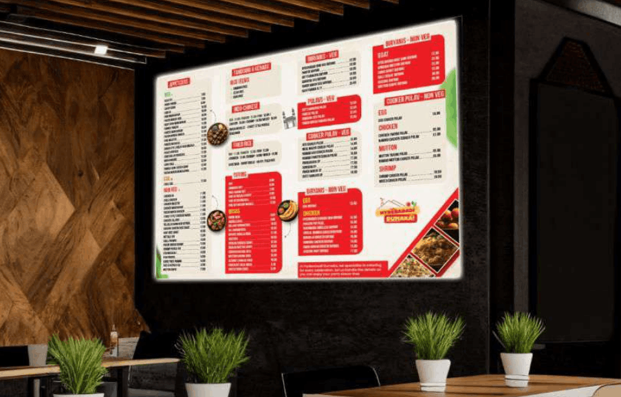 Cafe & Cloud Kitchen Menu Card