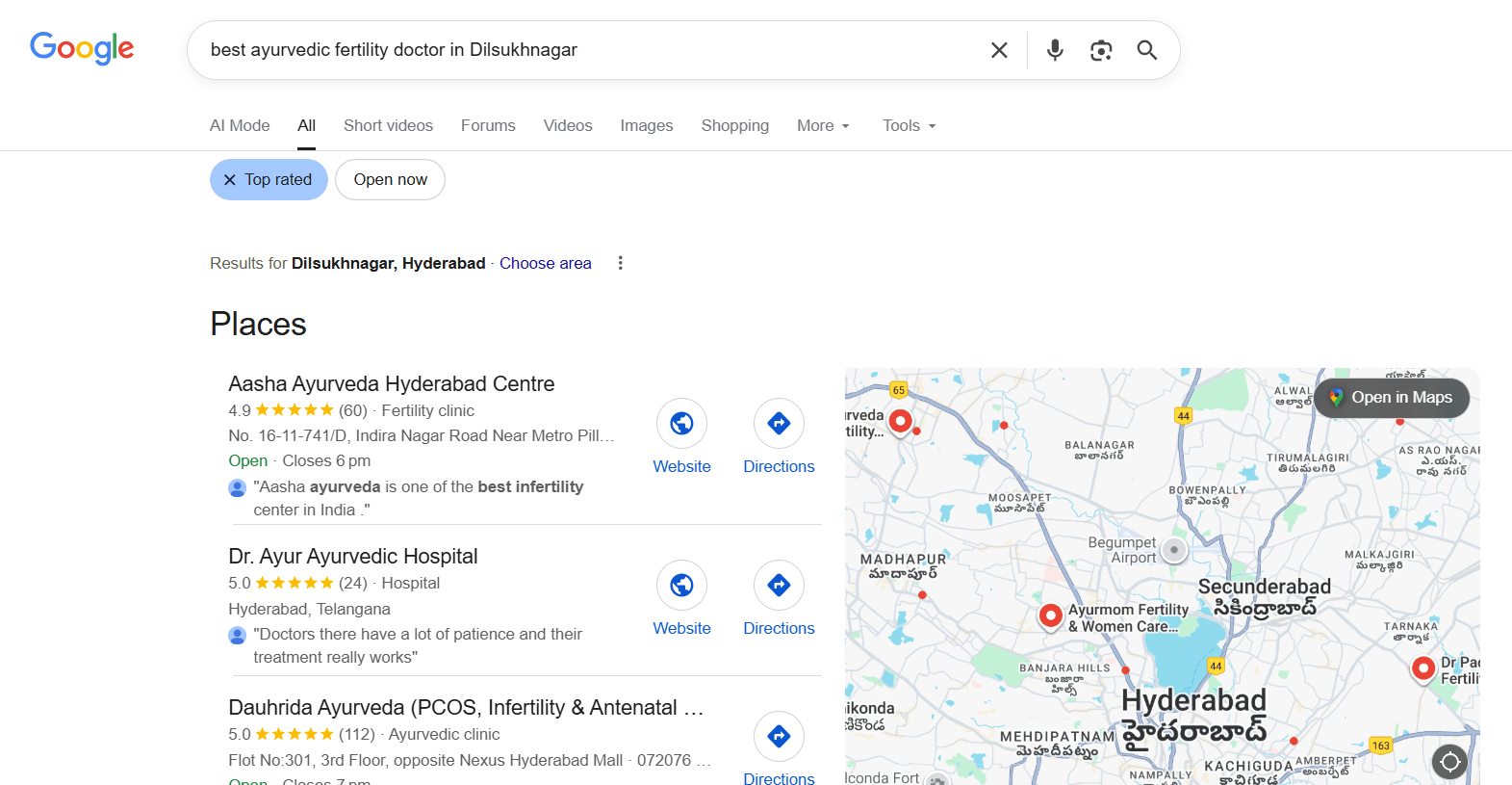 Google Business Profile Performance