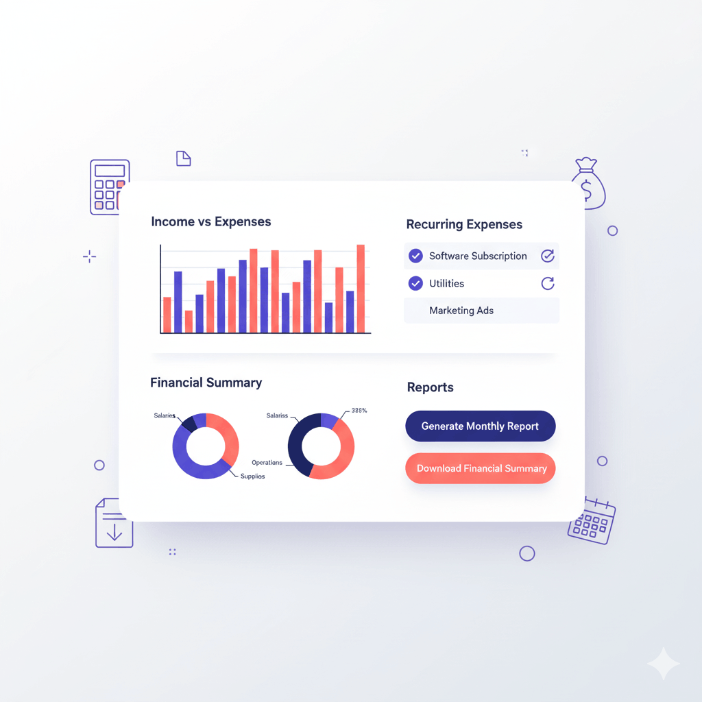Expenses & Accounting Dashboard