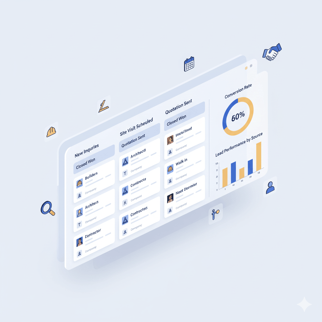 Elevator Lead Management Dashboard