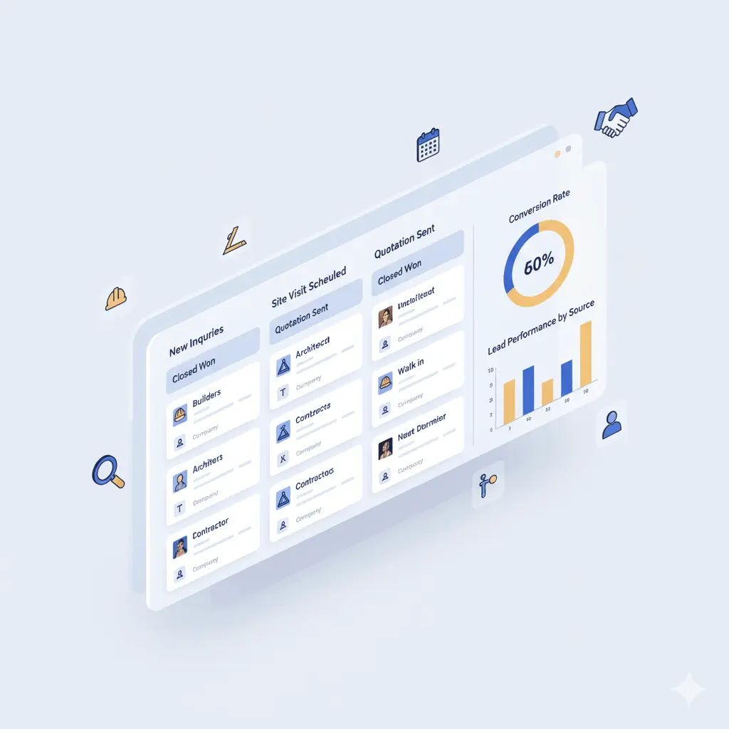 Elevator Lead Management Dashboard