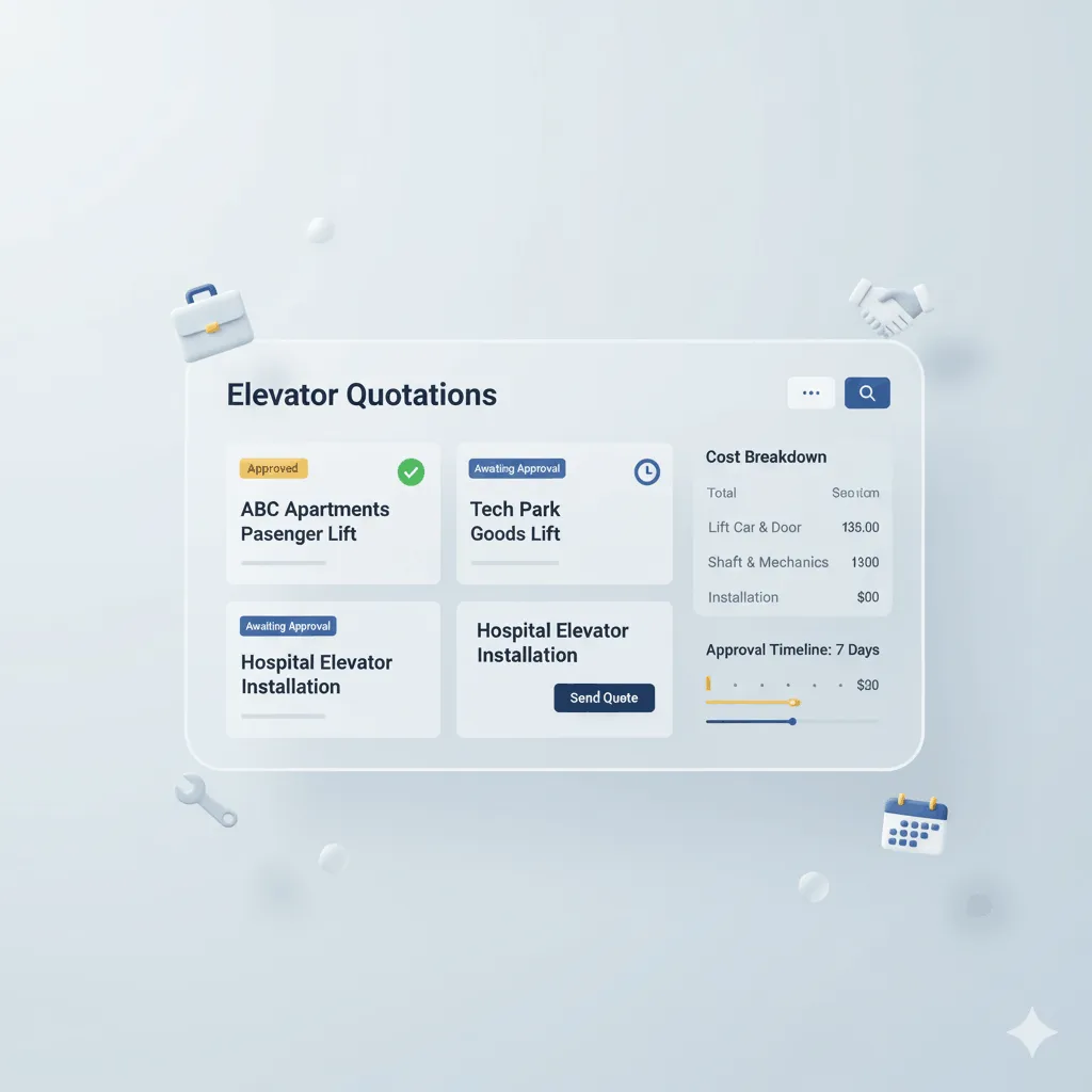 Elevator Quotation Dashboard