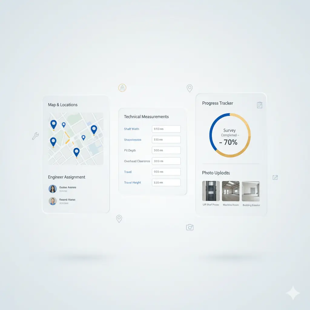 Site Survey & Technical Evaluation Dashboard