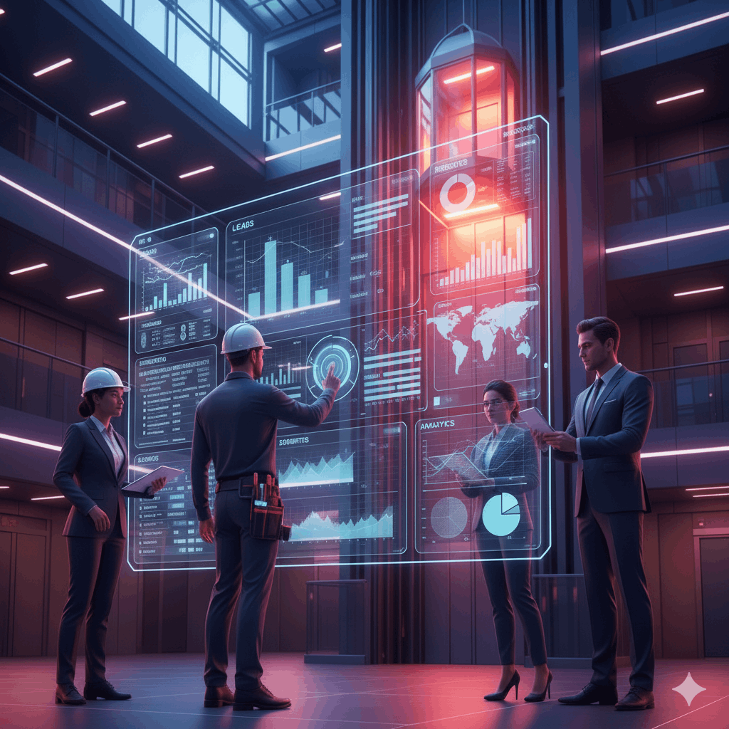 Elevator CRM Dashboard