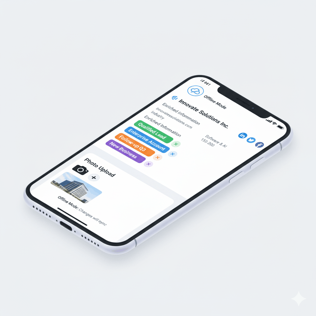 Mobile CRM Dashboard