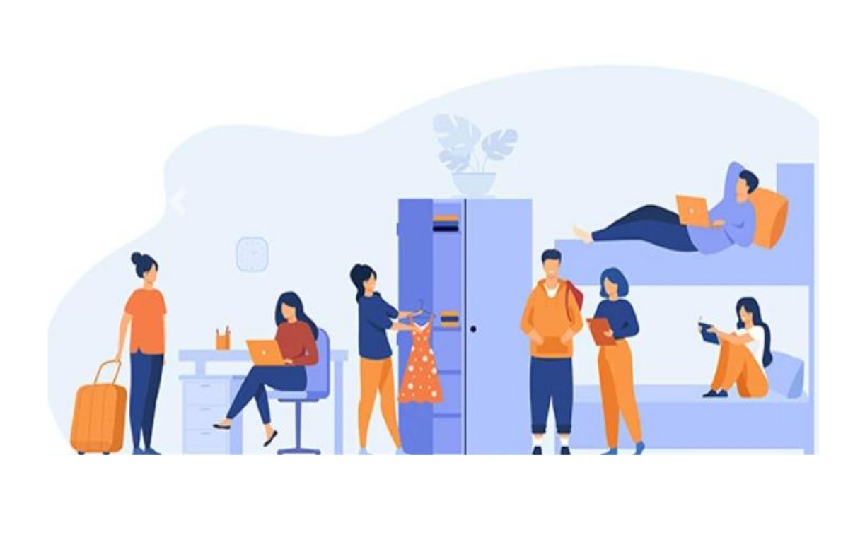Hostel Module Illustration
