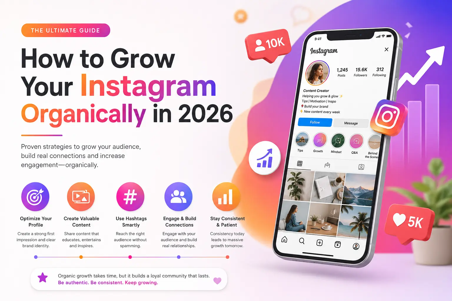How to Grow Your Instagram Organically in 2026