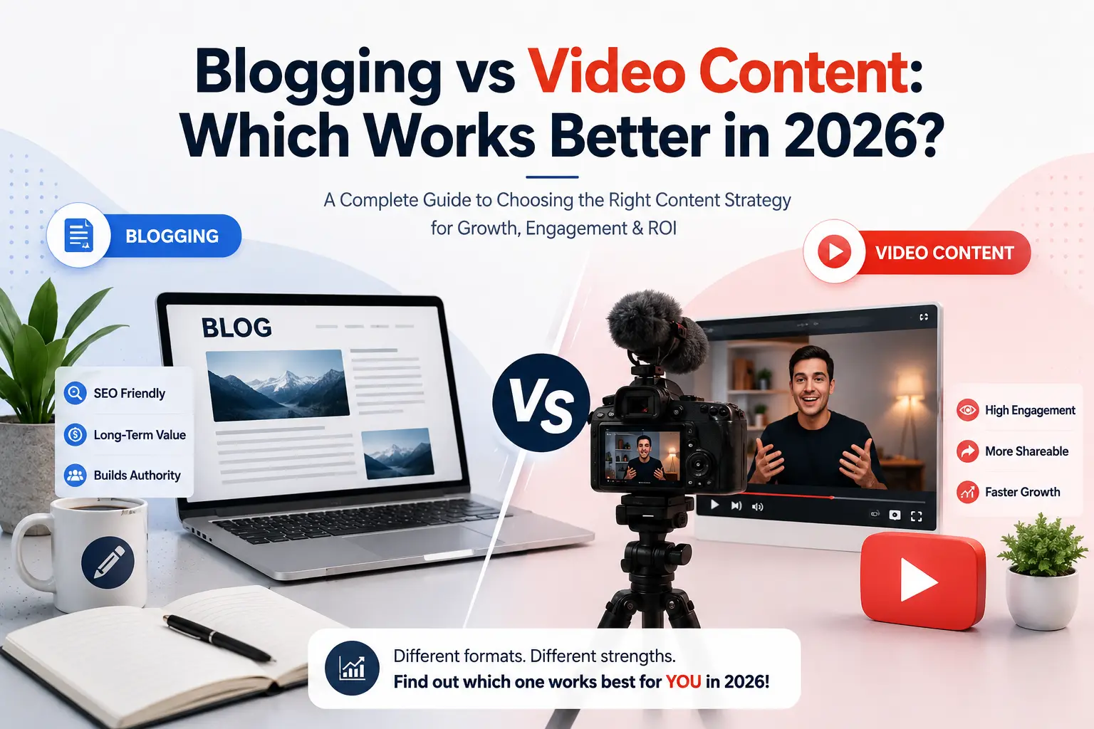 Blogging vs Video Content: Which Works Better in 2026?