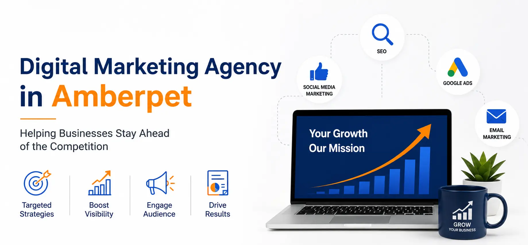 How a Digital Marketing Agency in Amberpet Helps Businesses Stay Ahead of the Competition