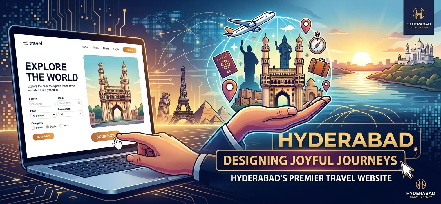 How Travel Agency Website Design in Hyderabad Helps Increase Tour Bookings