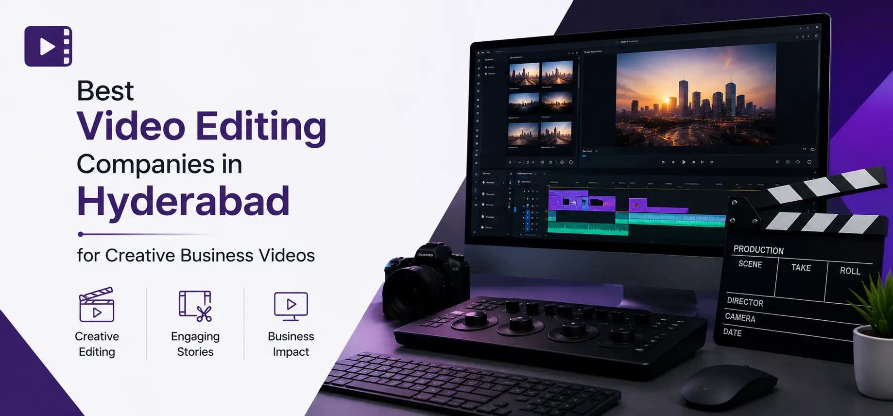 Best Video Editing Companies in Hyderabad for Creative Business Videos