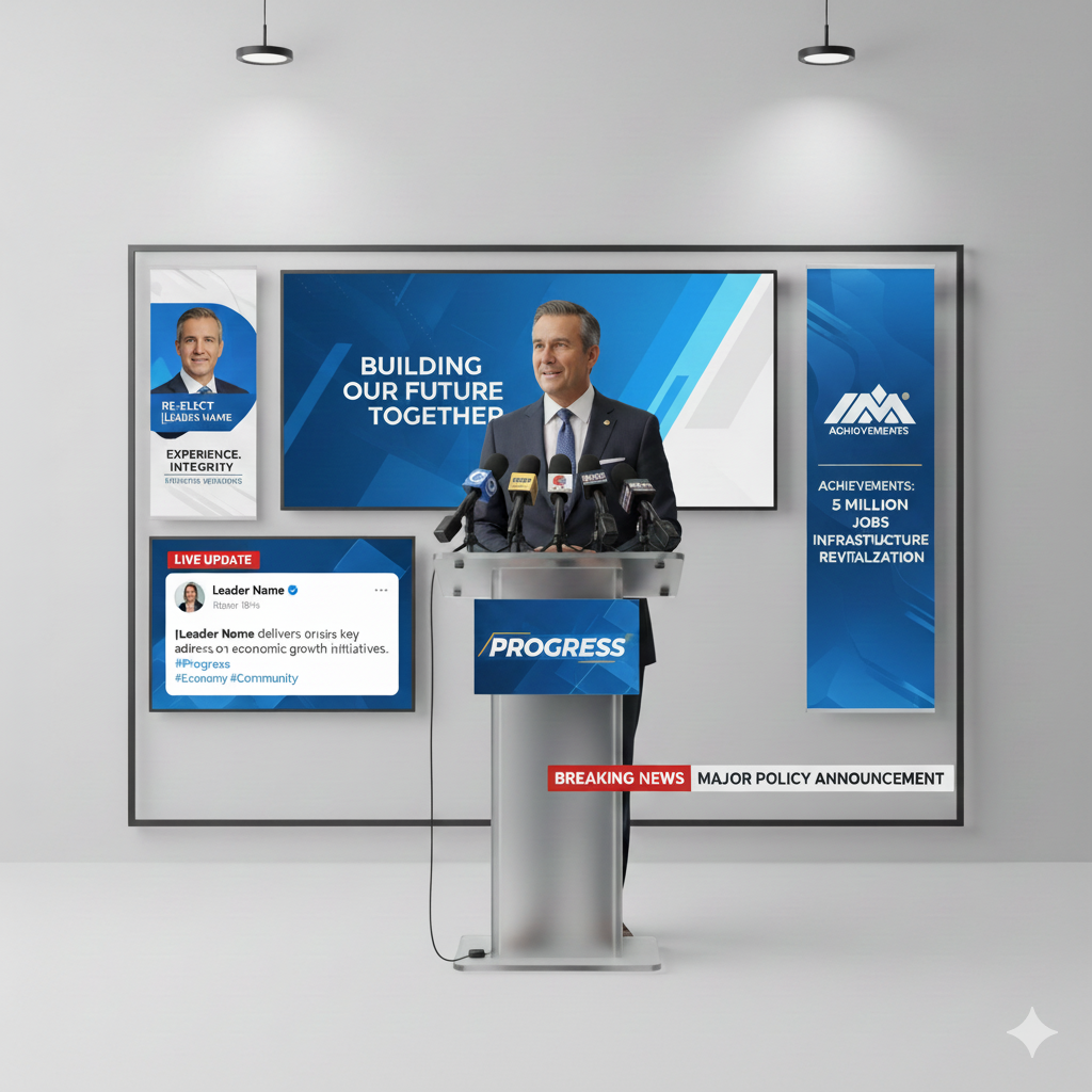 Political Campaign & Updates Design