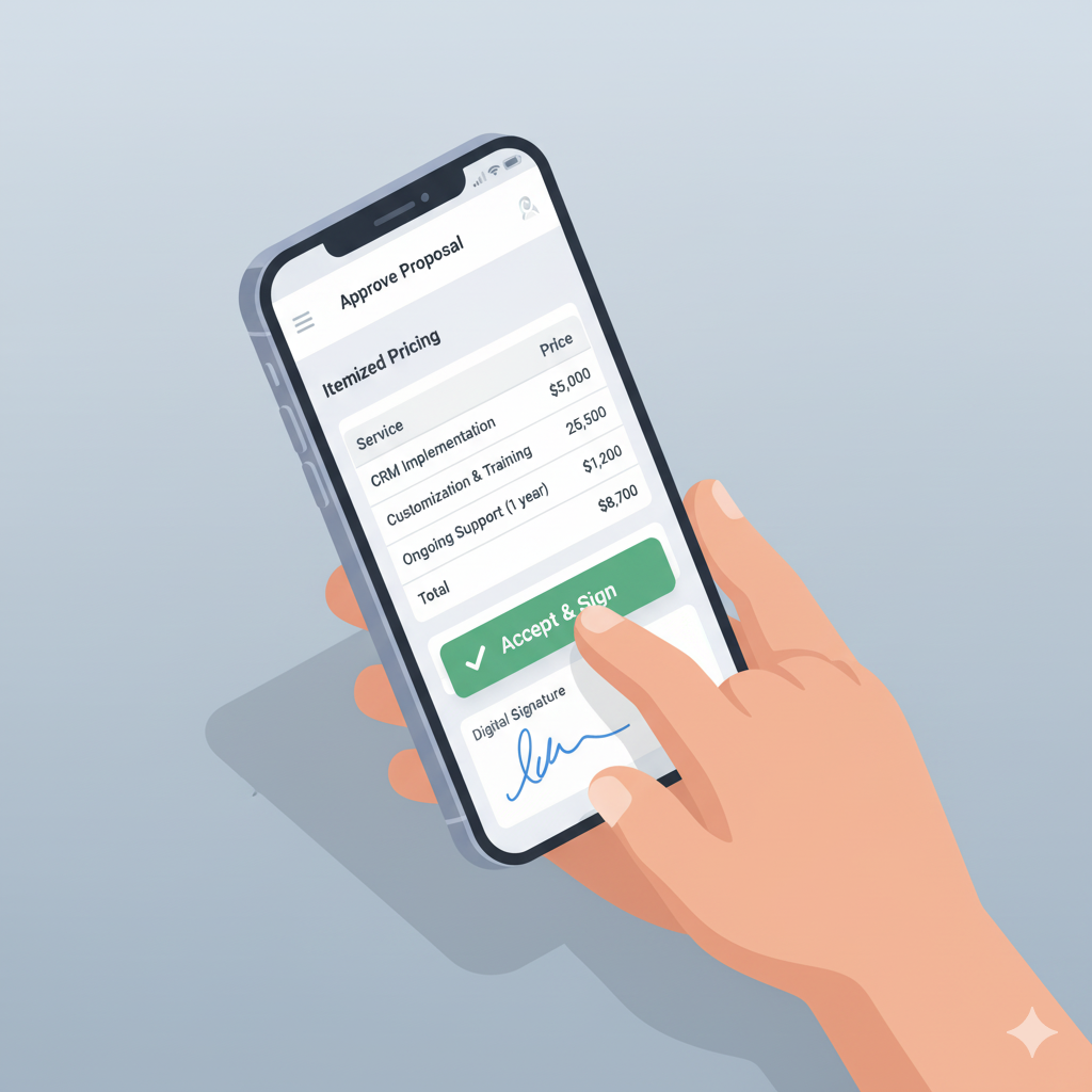 Client Approval & e-Signature Dashboard