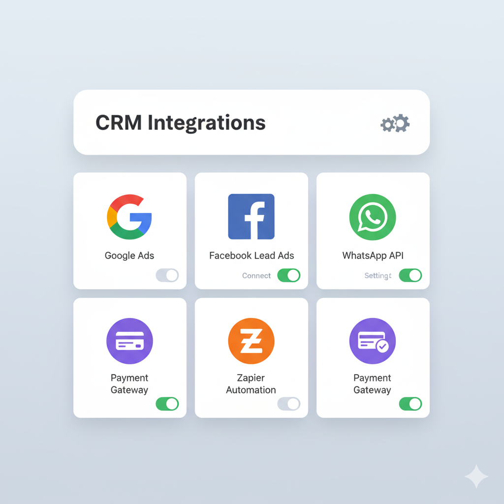 CRM Integrations Dashboard