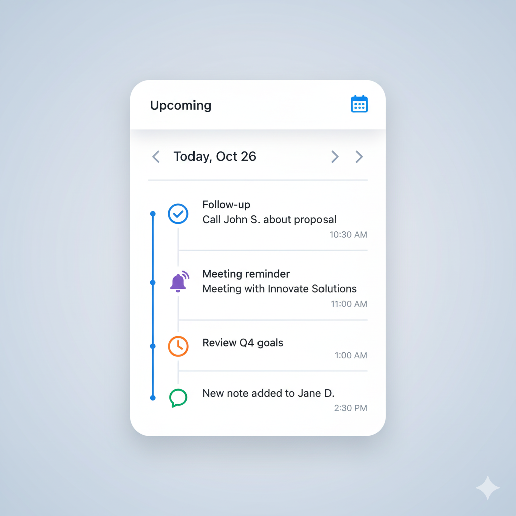 CRM Follow-up Scheduler