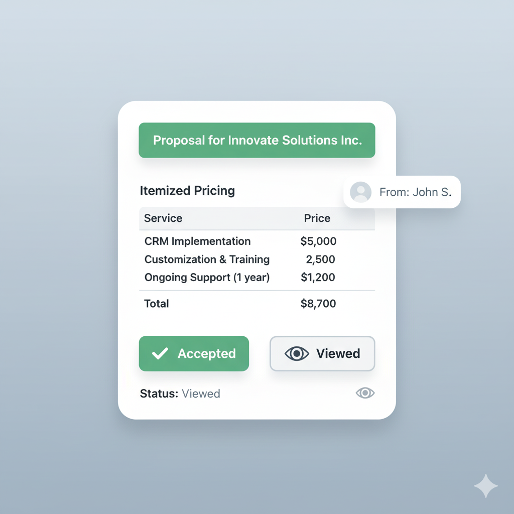 Quotation & Proposal Dashboard