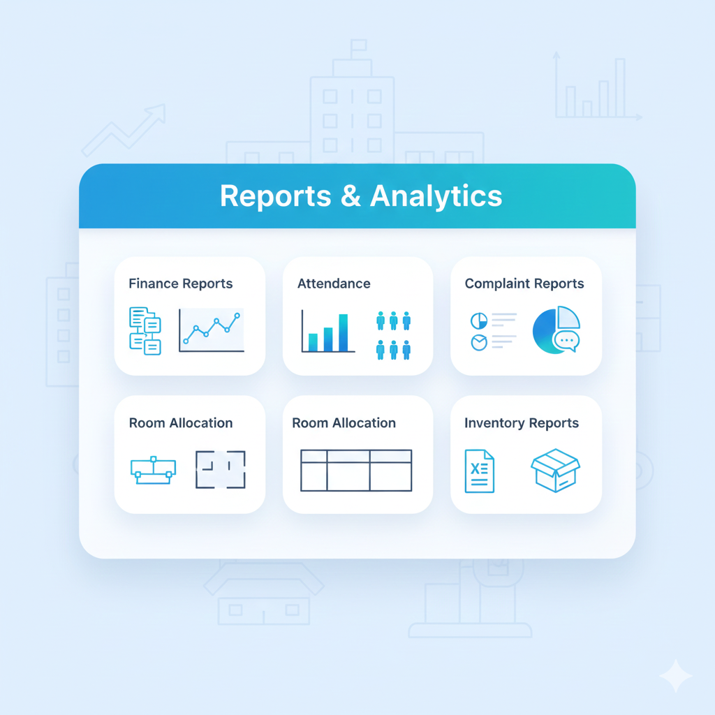 Hostel Reports & Analytics Dashboard