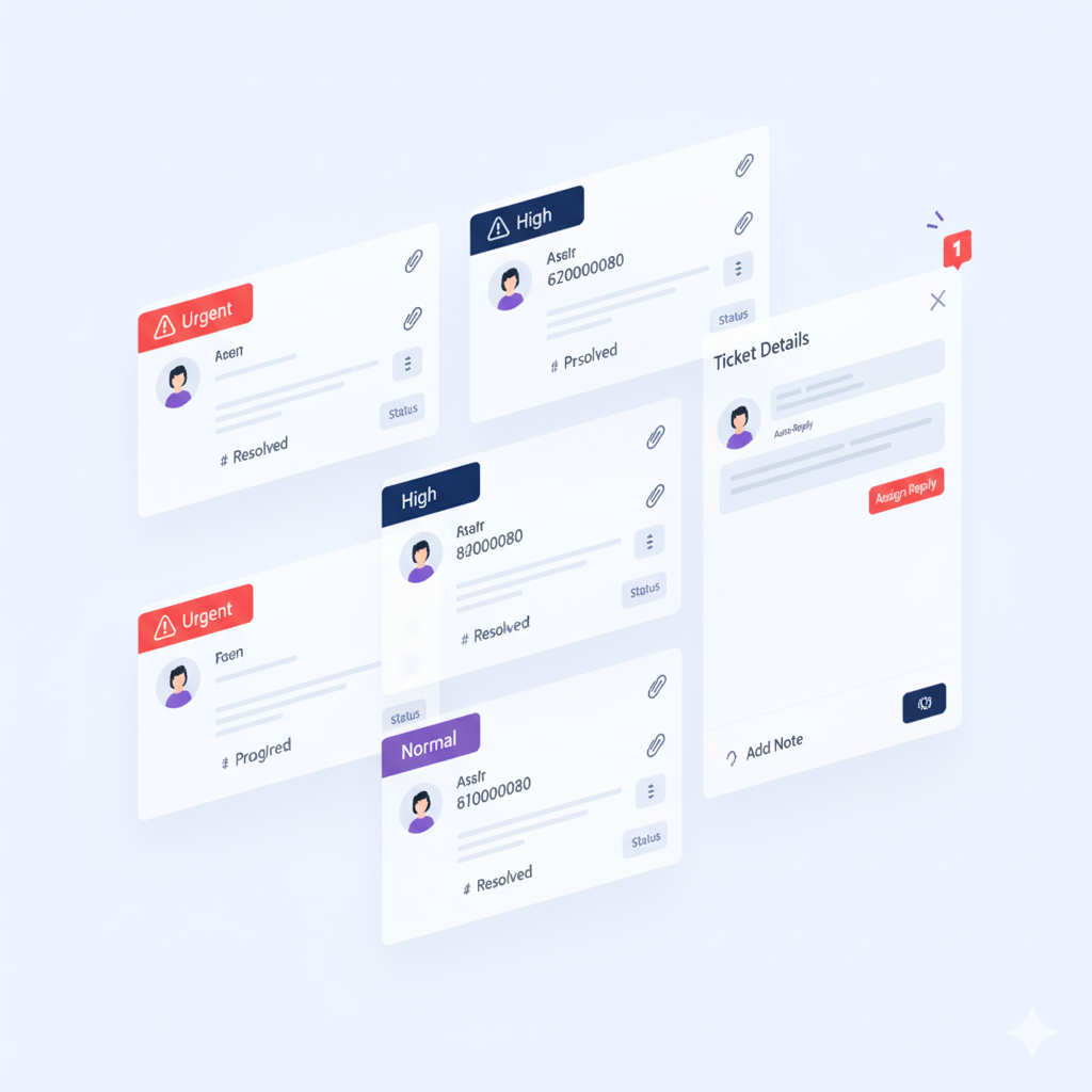 Tickets & Support Dashboard