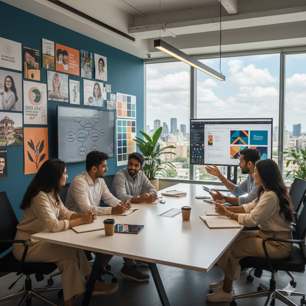 Content & Branding Illustration