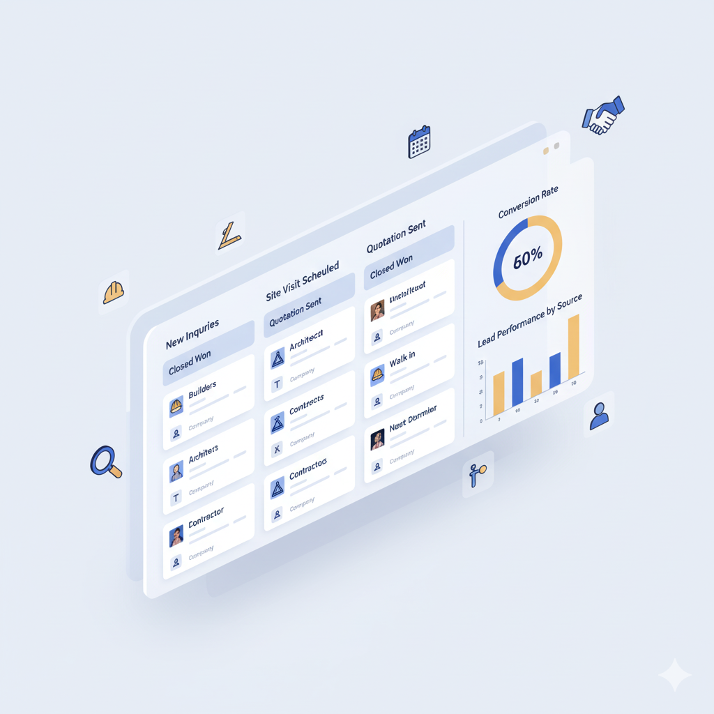 Elevator Lead Management Dashboard