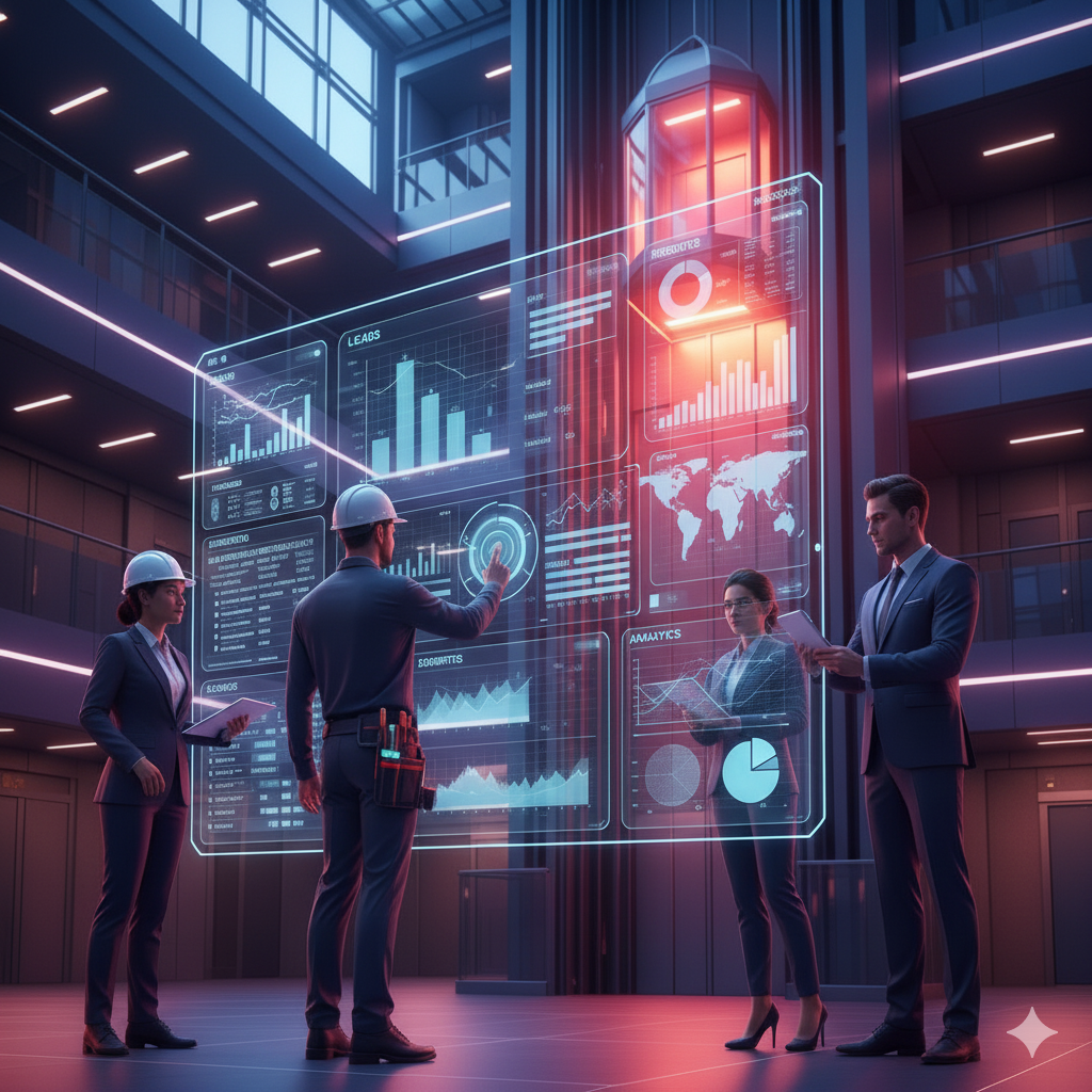 Elevator CRM Dashboard