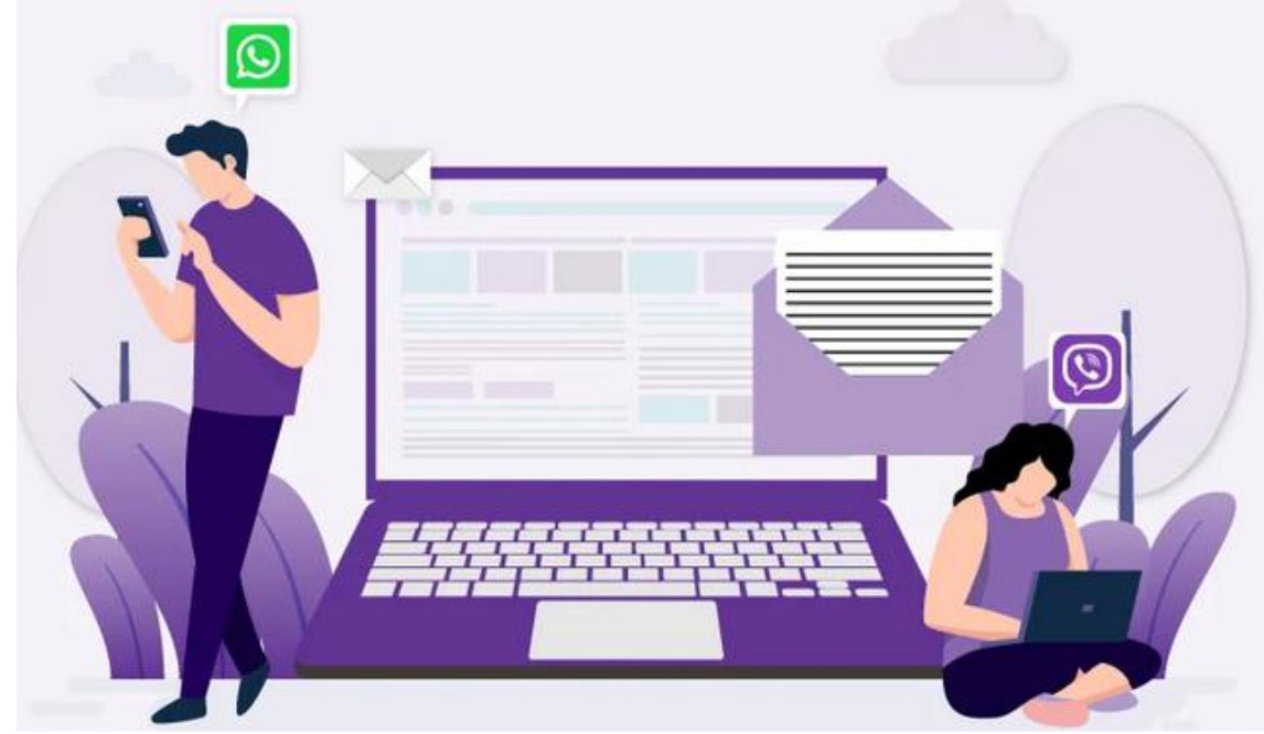 SMS and Email Module Illustration